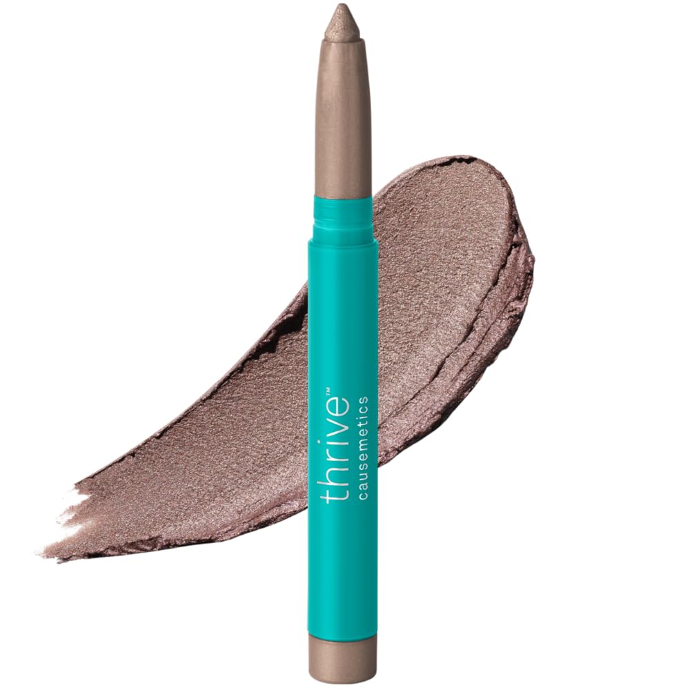 Thrive Causemetics Brilliant Eye Brightener Stick in Greige Taupe front view