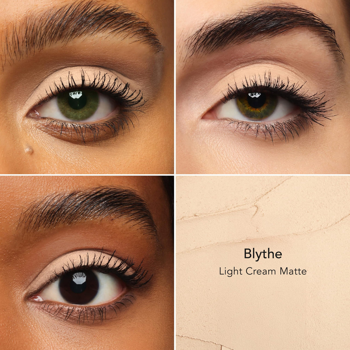 Thrive Causemetics Brilliant Eye Brightener Stick Light Cream swatch on skin