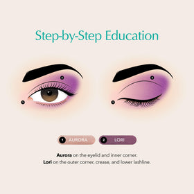 Thrive Causemetics Brilliant Eye Brightener Stick Rose Gold Shimmer applied to eyelids