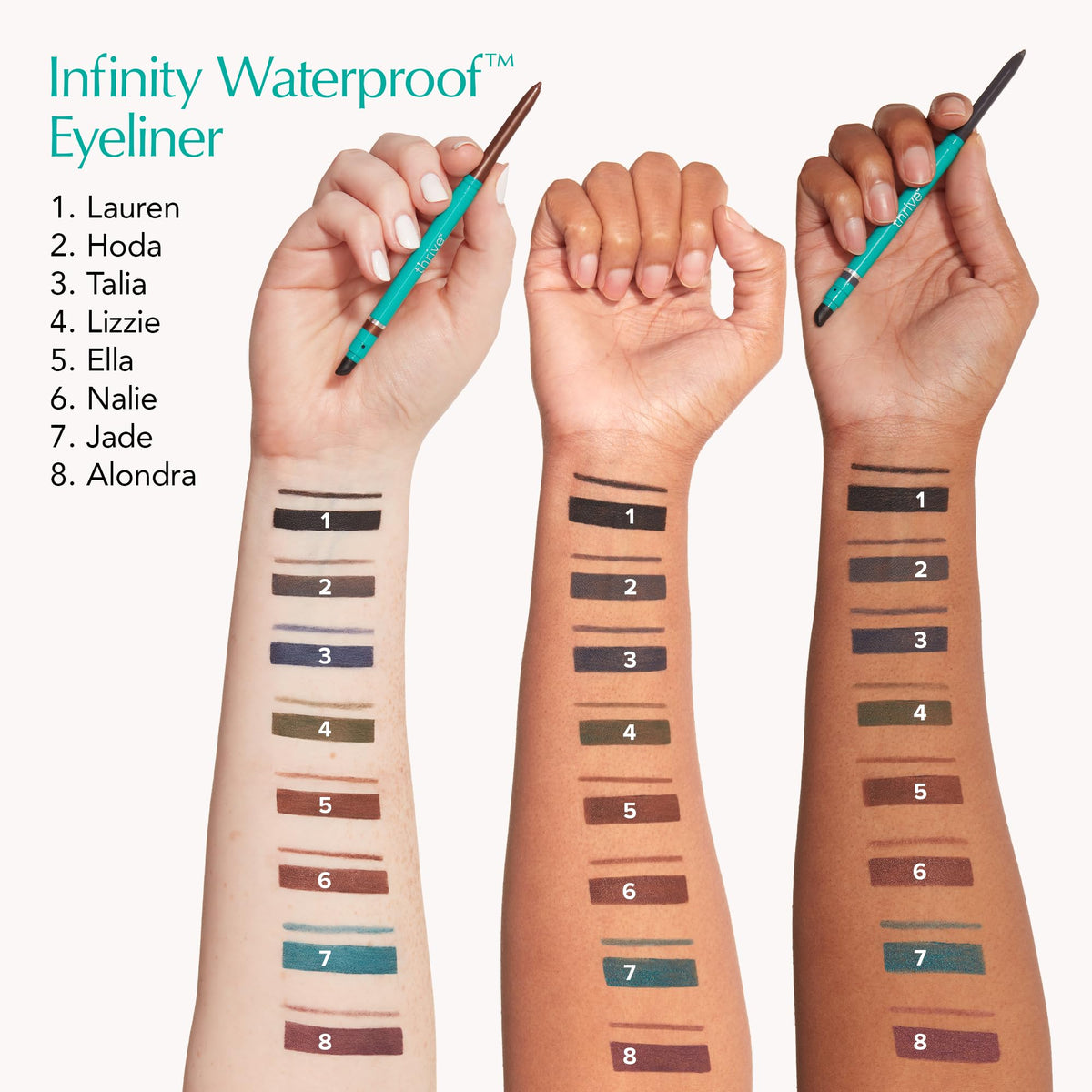 Thrive Causemetics Infinity Eyeliner Pencil angled smudge tip