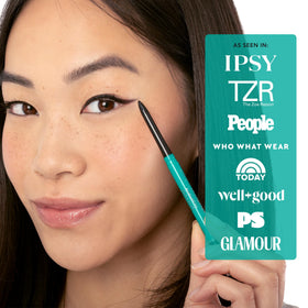 Thrive Causemetics Infinity Eyeliner Pencil in use on model's eyes