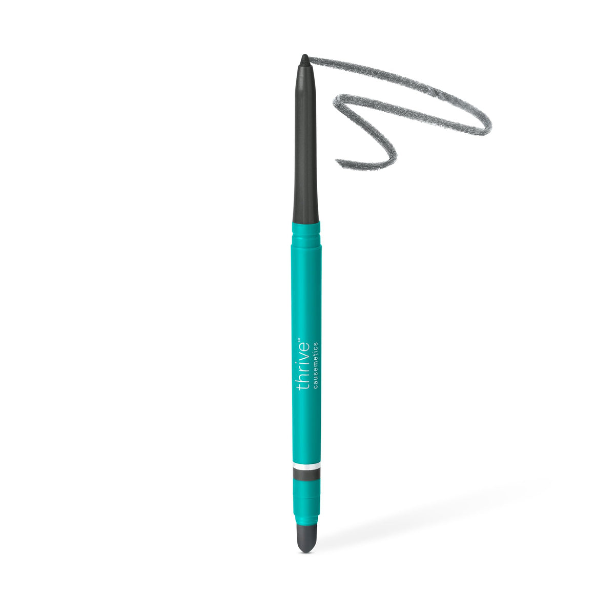 Thrive Causemetics Infinity Waterproof Eyeliner Pencil Slate Grey front view
