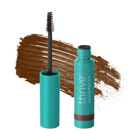Thrive Causemetics Instant Brow Fix Eyebrow Gel Medium Brown front view