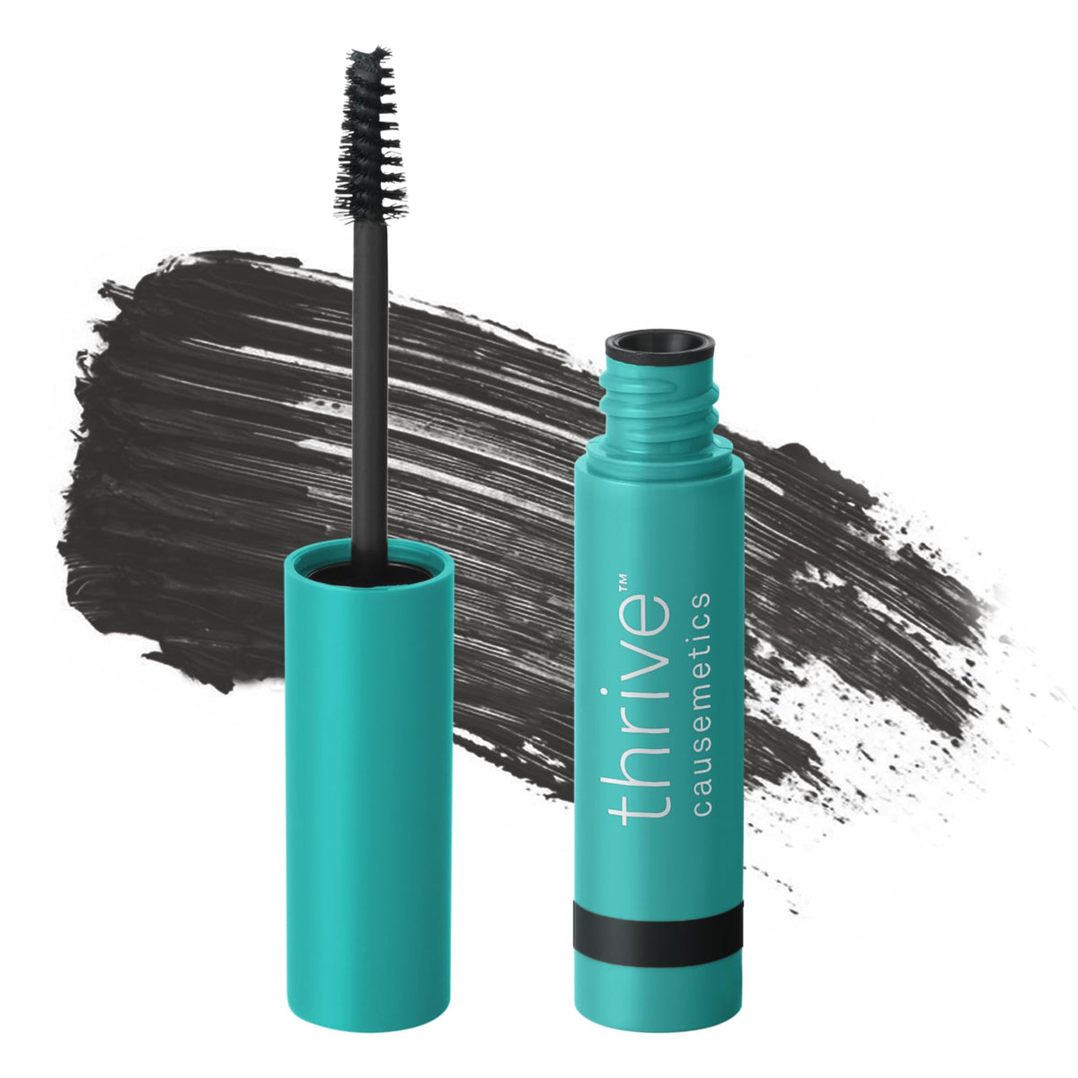 Thrive Causemetics Instant Brow Fix Eyebrow Gel Soft Black front view