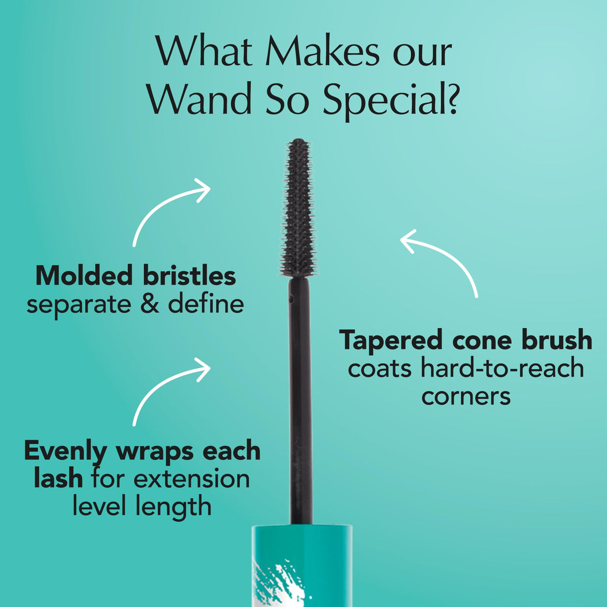 Thrive Causemetics Liquid Lash Extensions Mascara brush detail