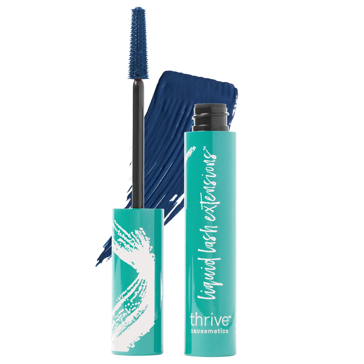 Thrive Causemetics Liquid Lash Extensions Mascara in Deep Blue front view