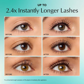 Thrive Causemetics Liquid Lash Extensions Mascara swatch on skin