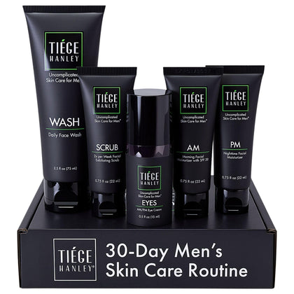 Tiege Hanley Advanced Men's Skin Care Set front view