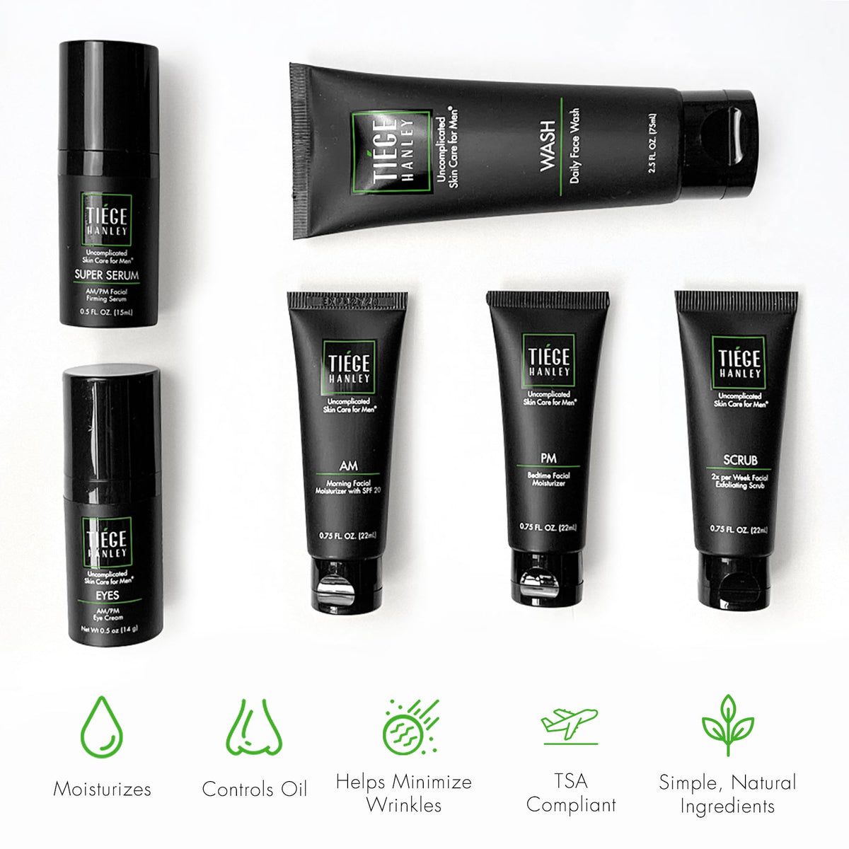Tiege Hanley AM Moisturizer with SPF 20 0.75 oz