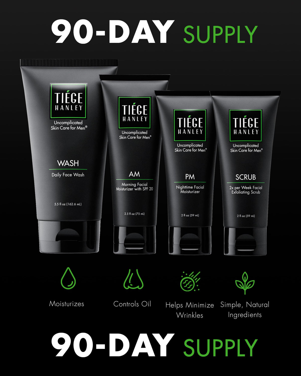 Tiege Hanley AM Moisturizer with SPF 20 bottle