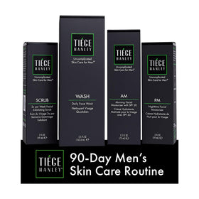 Tiege Hanley Essential Men's Skin Care Set packaging front view
