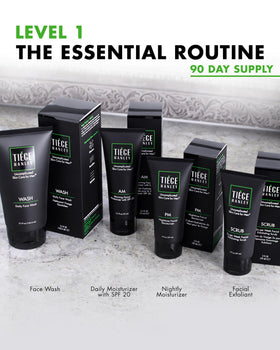 Tiege Hanley Facial Exfoliating Scrub tube close-up