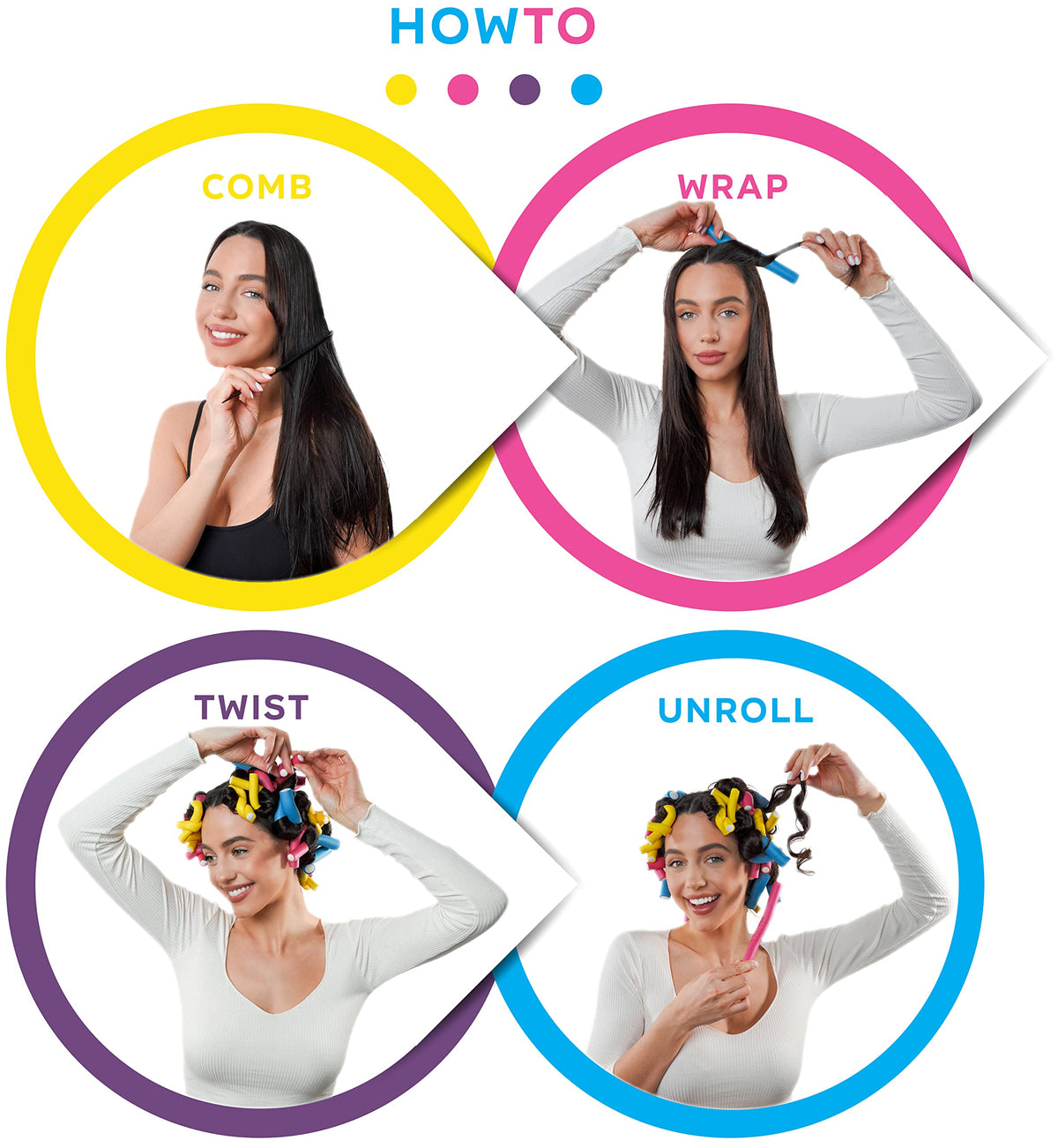 Tifara Beauty Hair Rollers in a stylish packaging