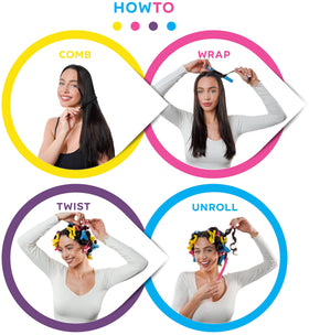 Tifara Beauty Hair Rollers in a stylish packaging
