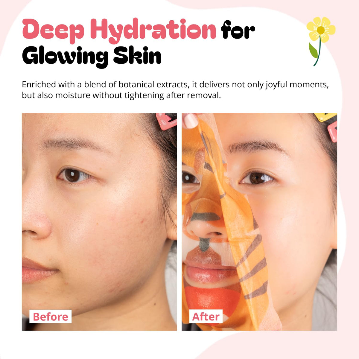 Tiger Mask with citrus and green tea extracts