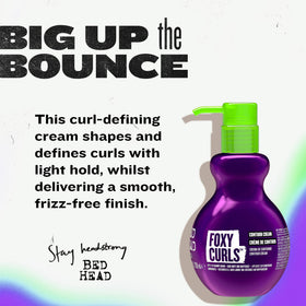 TIGI Bed Head Curl Cream Foxy Curls 6.76 Oz side view