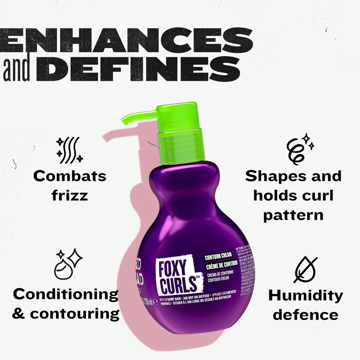 TIGI Bed Head Curl Cream Foxy Curls 6.76 Oz with Argan Oil