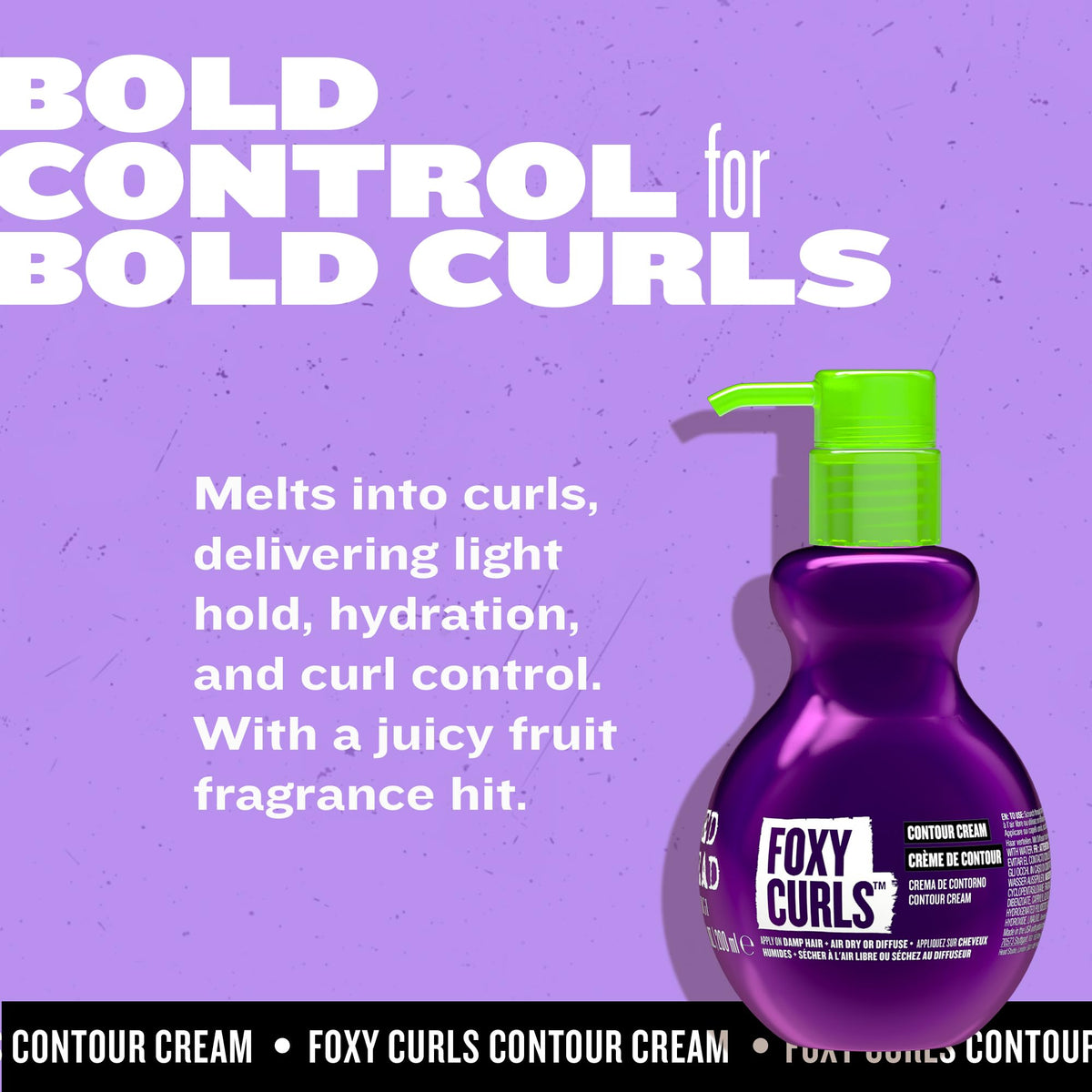 TIGI Bed Head Curl Cream Foxy Curls packaging details