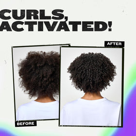 TIGI Bed Head Curls Rock Amplifier Curl Cream used on defined curls