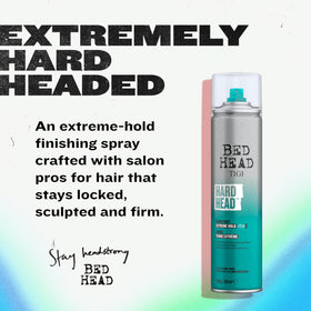 TIGI Bed Head Hard Head Hair Spray bottle side view