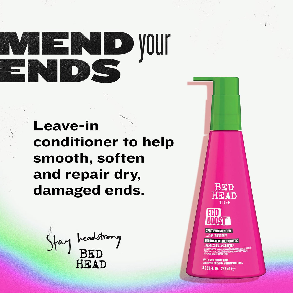 TIGI Bed Head Leave-In Conditioner Ego support 2-Pack back view