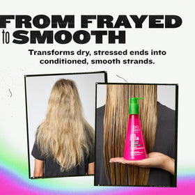 TIGI Bed Head Leave-In Conditioner Ego support 2-Pack on a bathroom counter