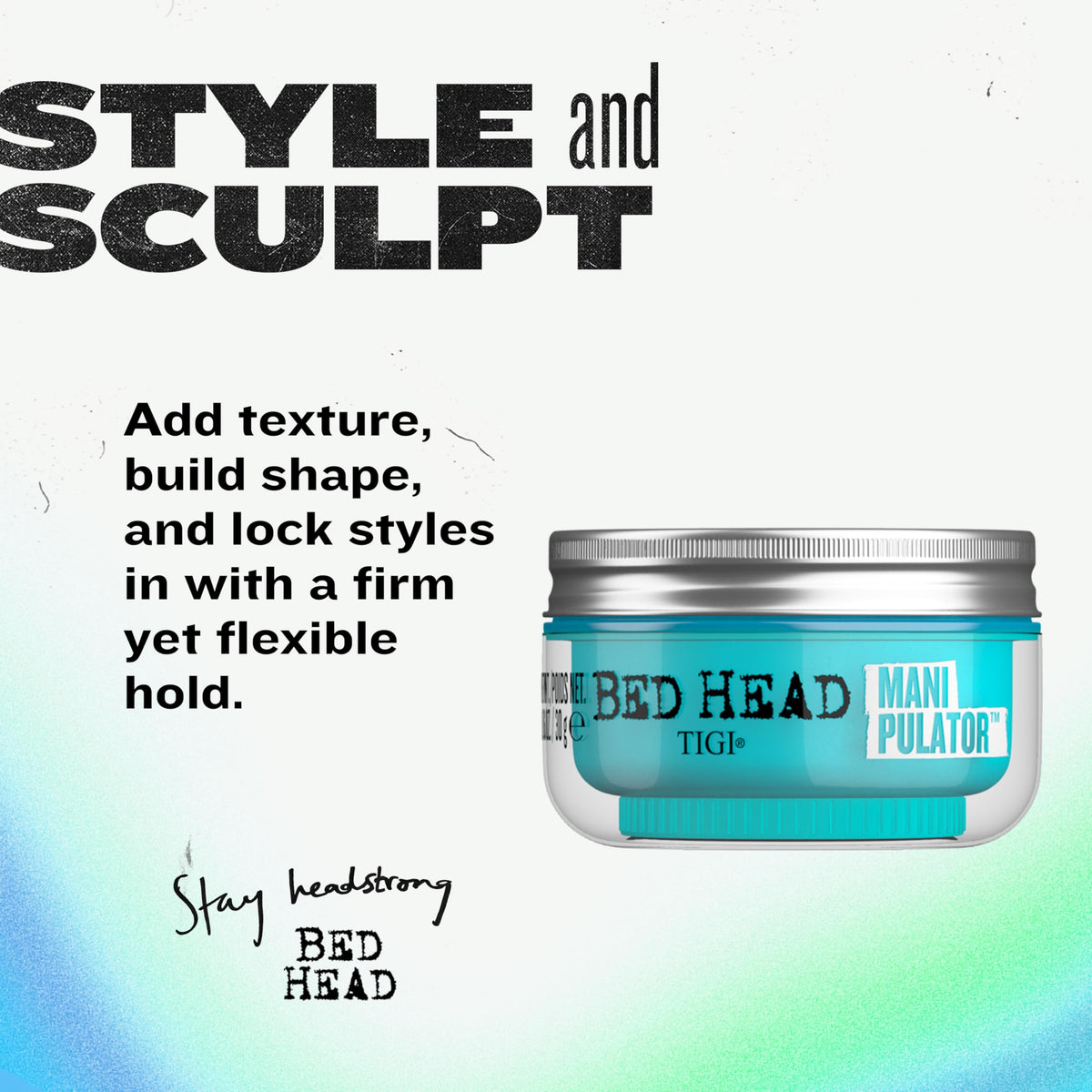 TIGI Bed Head Manipulator Texturizing Putty 1.06 oz packaging