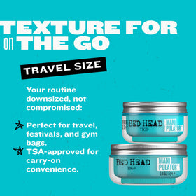 TIGI Bed Head Manipulator Texturizing Putty application on hair