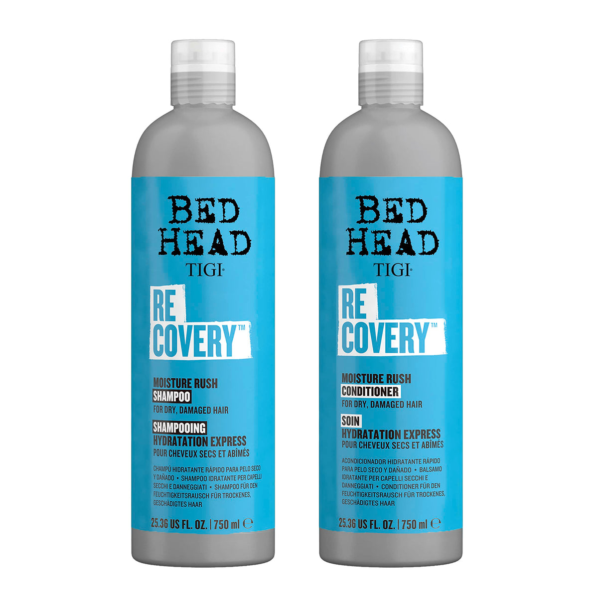 TIGI Bed Head Recovery Shampoo and Conditioner Set front view