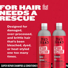TIGI Bed Head Resurrection Conditioner bottle close-up