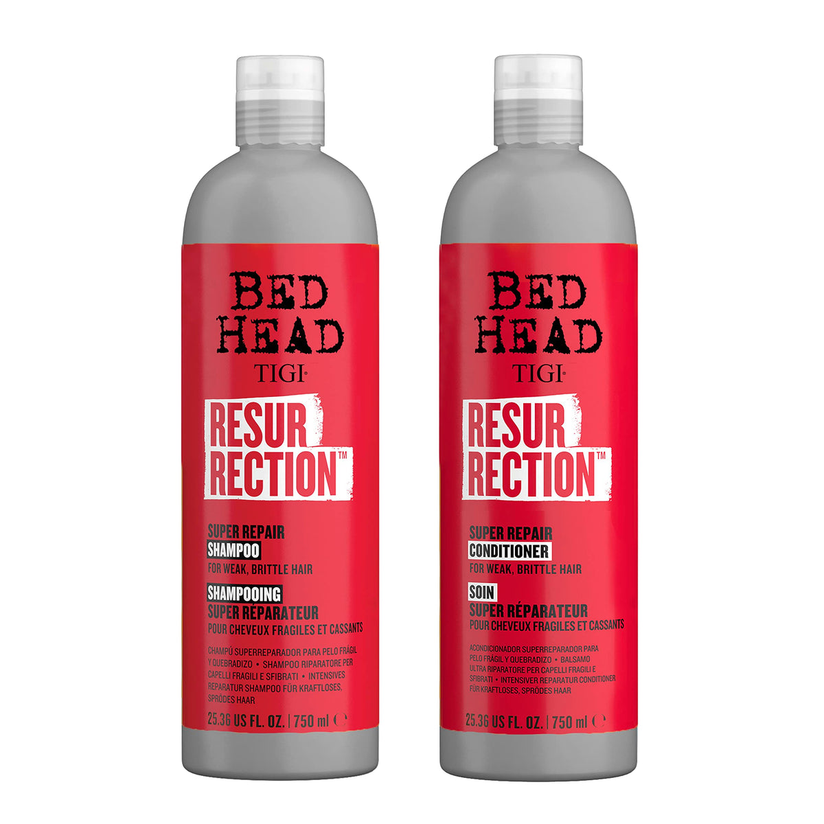 TIGI Bed Head Resurrection Shampoo and Conditioner Set front view