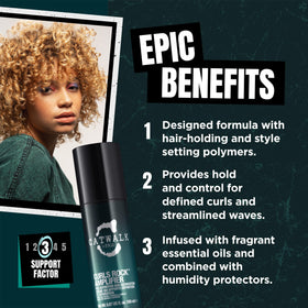TIGI Curls Rock Amplifier Curl Cream packaging details