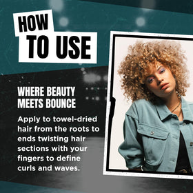 TIGI Curls Rock Amplifier Curl Cream texture close-up