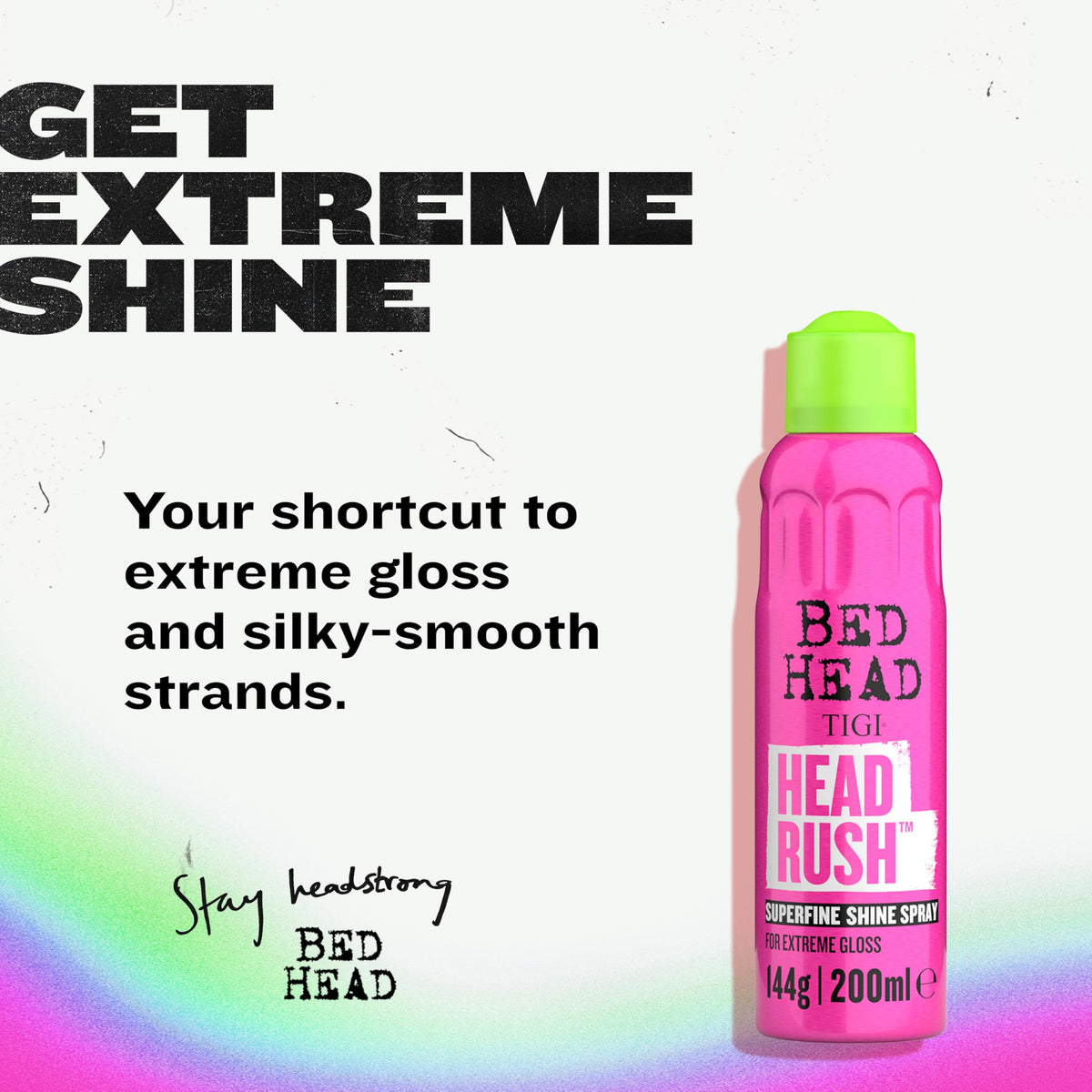 TIGI Headrush Spray bottle side view