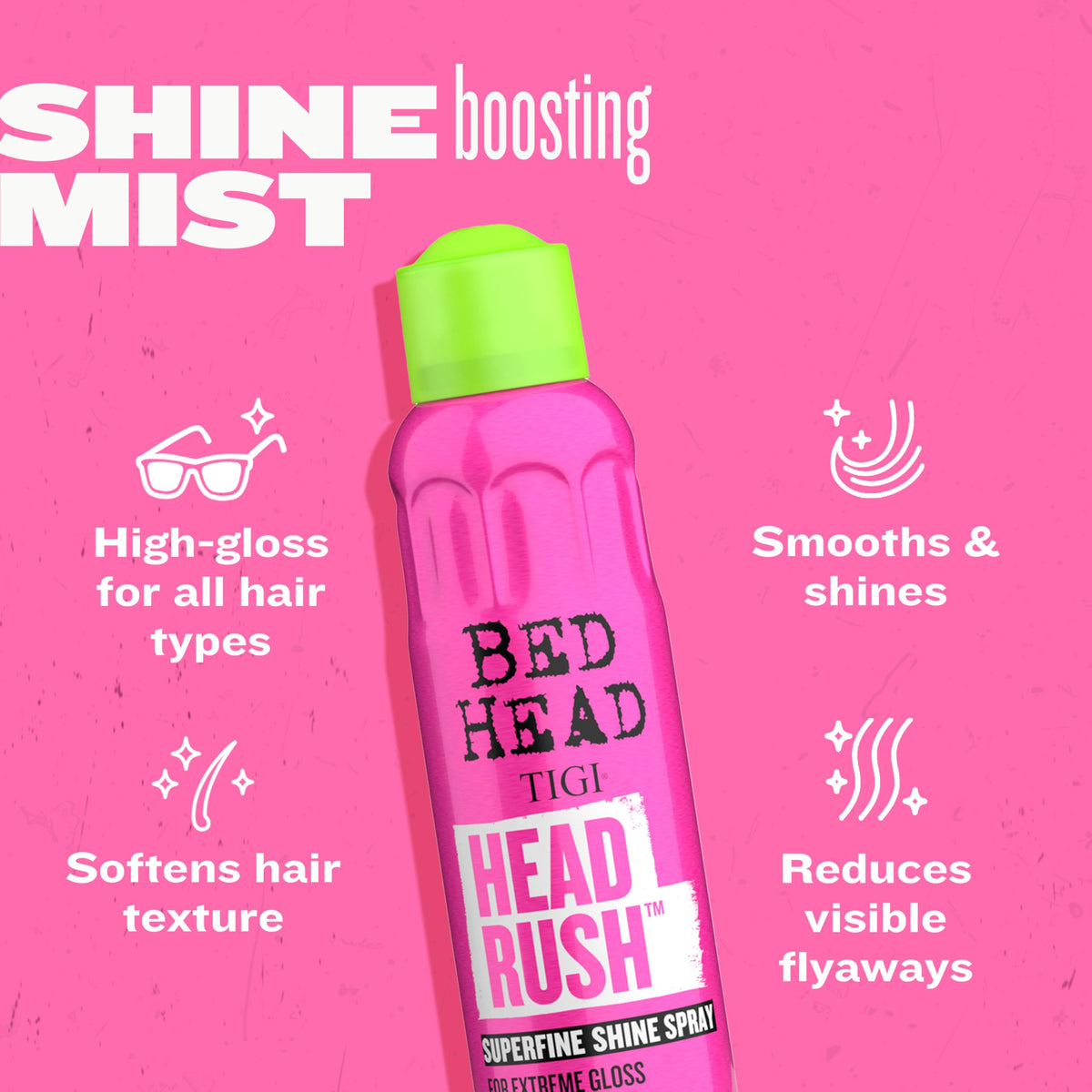TIGI Headrush Spray cap close-up