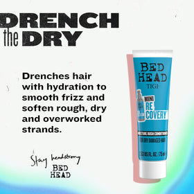 TIGI Recovery Conditioner packaging with detailed view