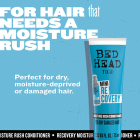 TIGI Recovery Conditioner Travel Mini in a gym bag