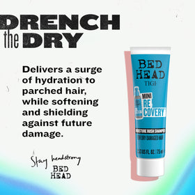 TIGI Recovery Shampoo Travel Mini side view with cap