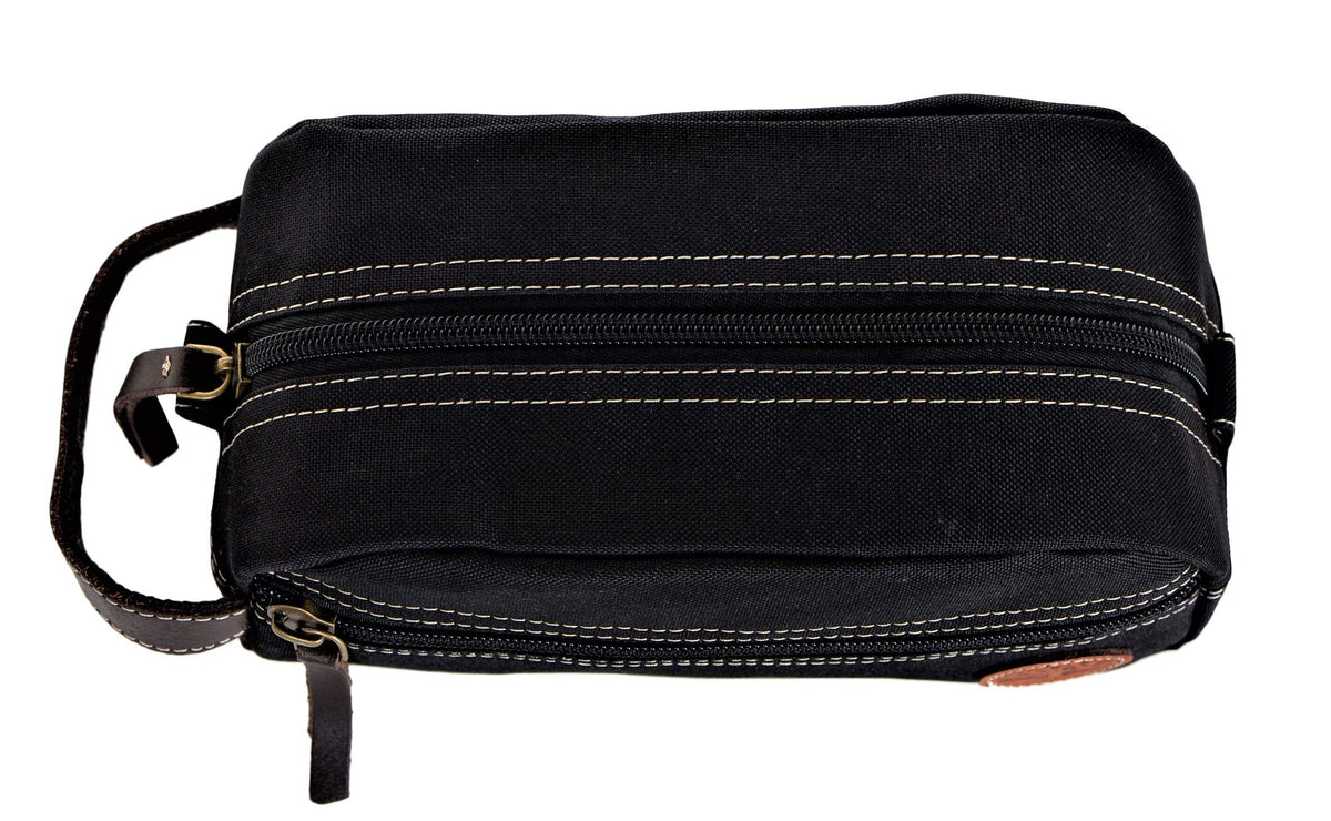 Timberland Men's Toiletry Bag side view on a counter