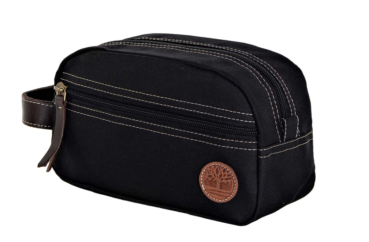 Timberland Toiletry Bag showing exterior zippered pocket