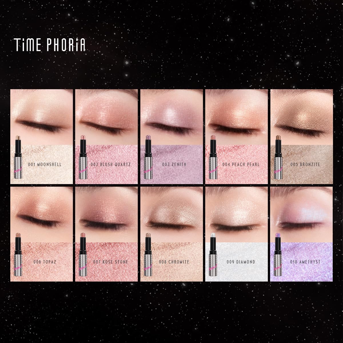 TIMEPHORIA Illumina Jelly Gel Eyeshadow Stick 003 Zenith Lavender texture close-up
