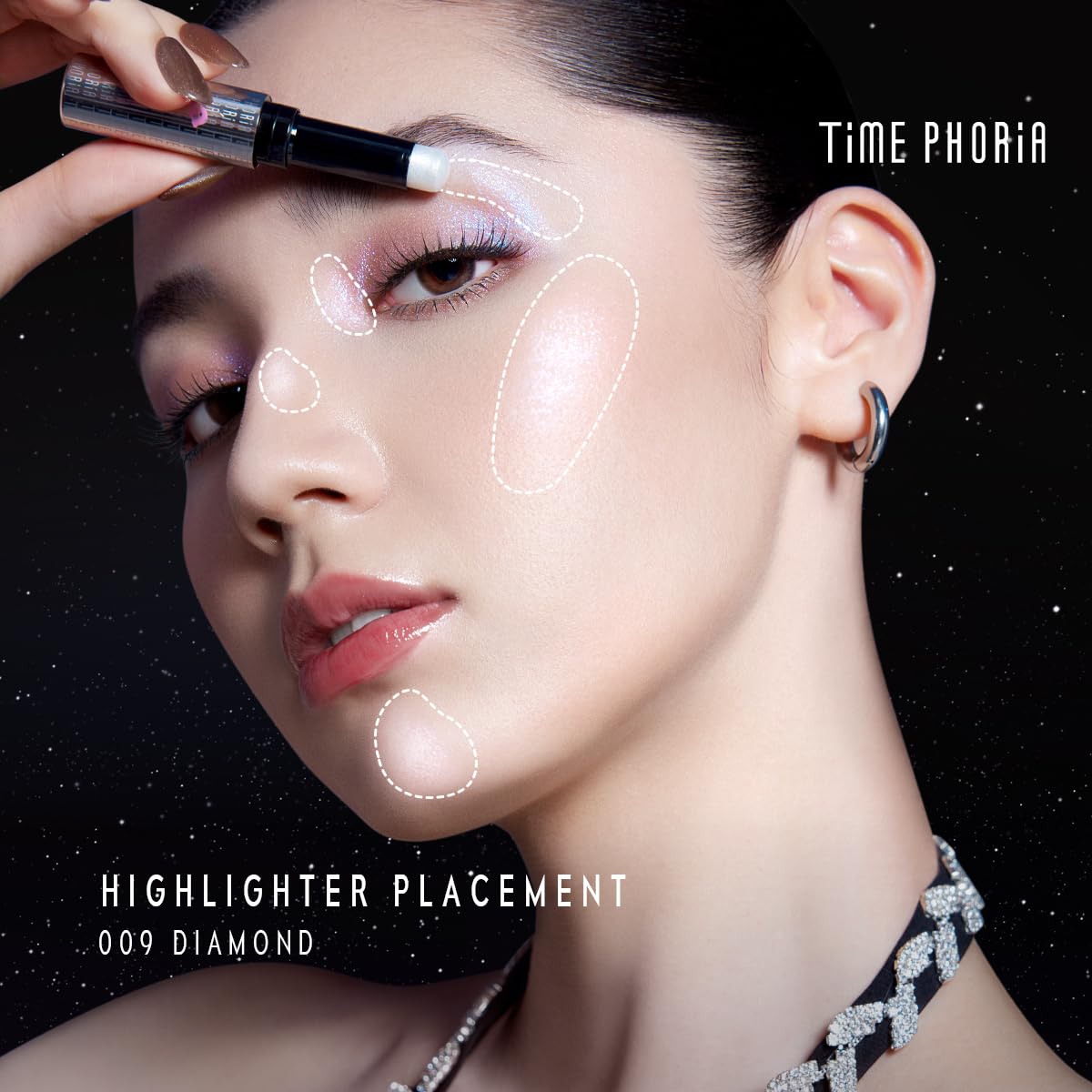 TIMEPHORIA Illumina Jelly Gel Eyeshadow Stick with other makeup products