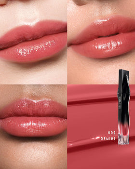 TIMEPHORIA Stellar Dust Lip Stain 002 Gemini swatch on skin