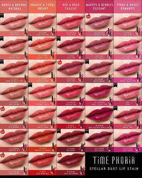 TIMEPHORIA Stellar Dust Lip Stain 05 Electra applicator close-up