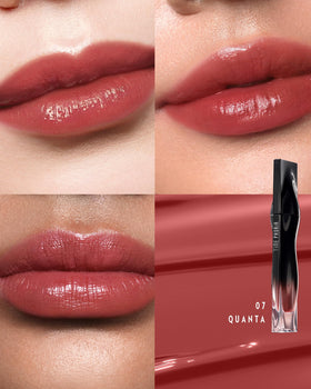 TIMEPHORIA Stellar Dust Lip Stain 07 Quanta swatch on skin