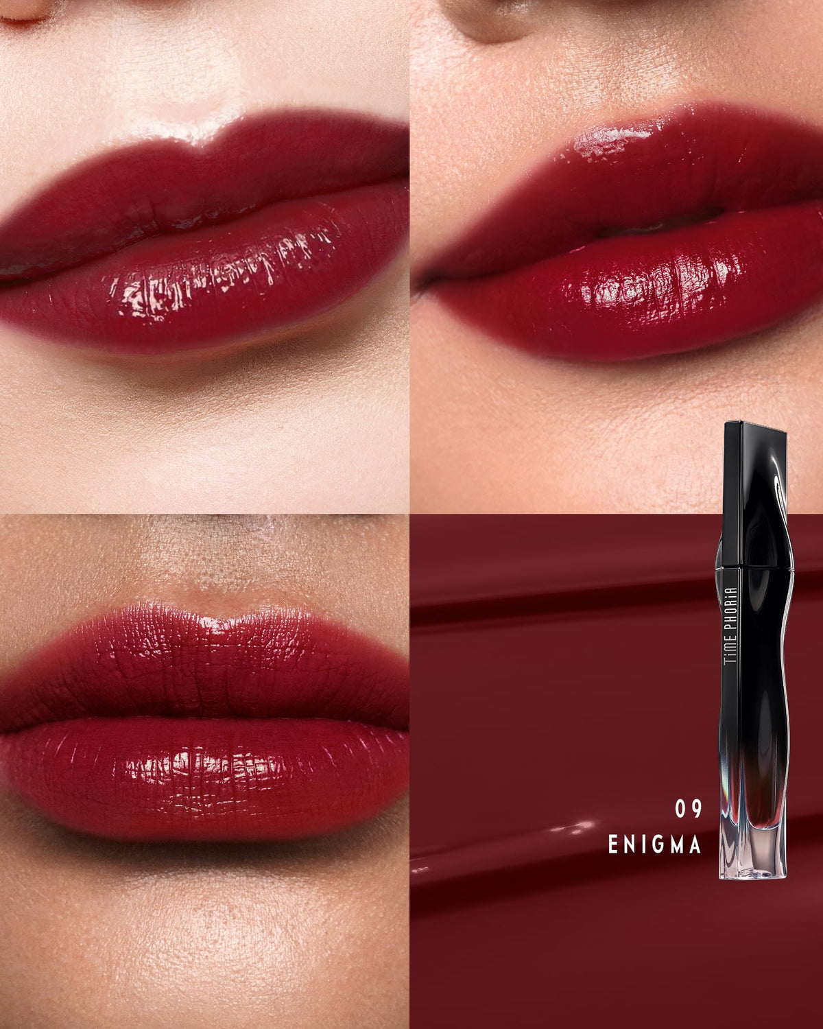 TIMEPHORIA Stellar Dust Lip Stain 09 Enigma swatch on skin