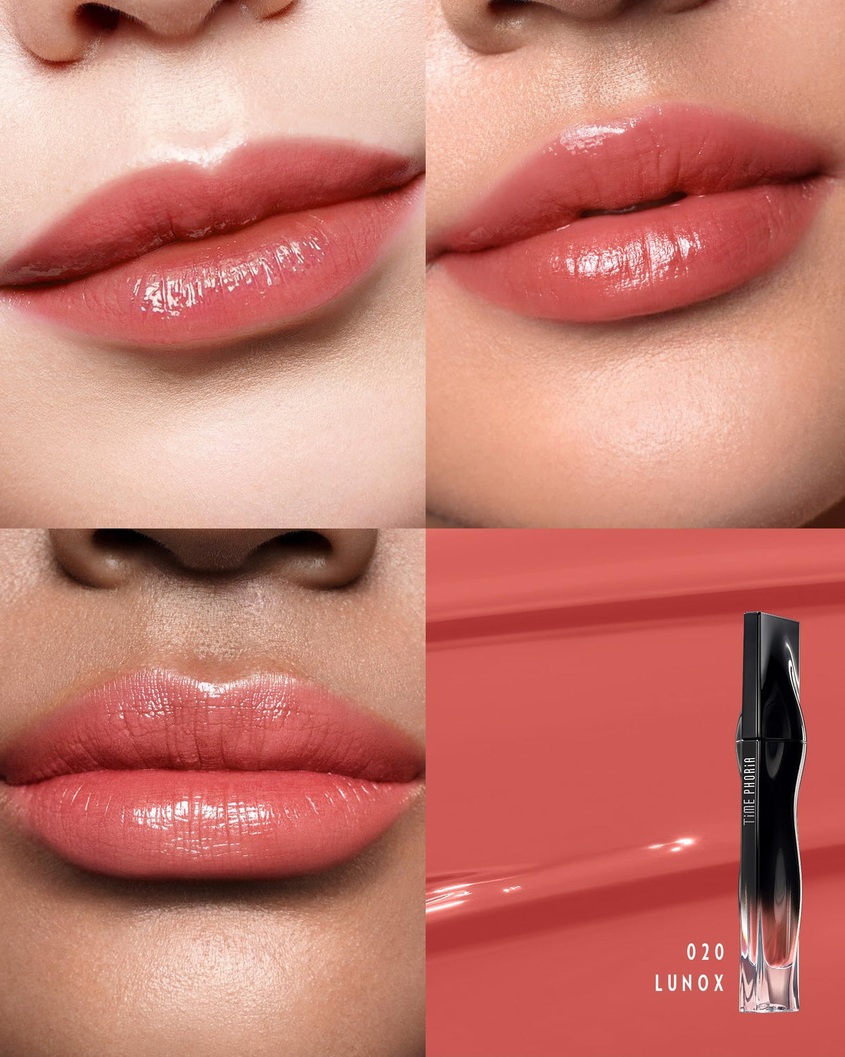 TIMEPHORIA Stellar Dust Lip Stain 20 Lunox applicator close-up
