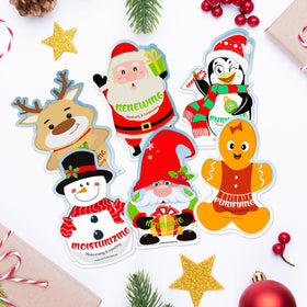 Timgle Christmas facial masks featuring Penguin character