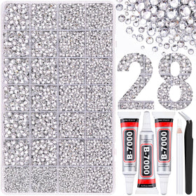TINKRSTUFF 30000Pcs resin rhinestones box with various sizes