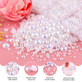 TINKRSTUFF crafting pearls with tweezers and pen